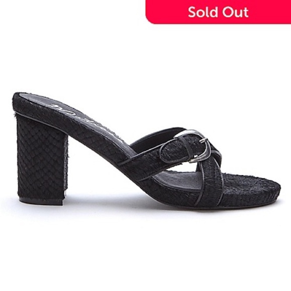 Matisse "So Long" Leather Buckle Detailed Heeled Sandals